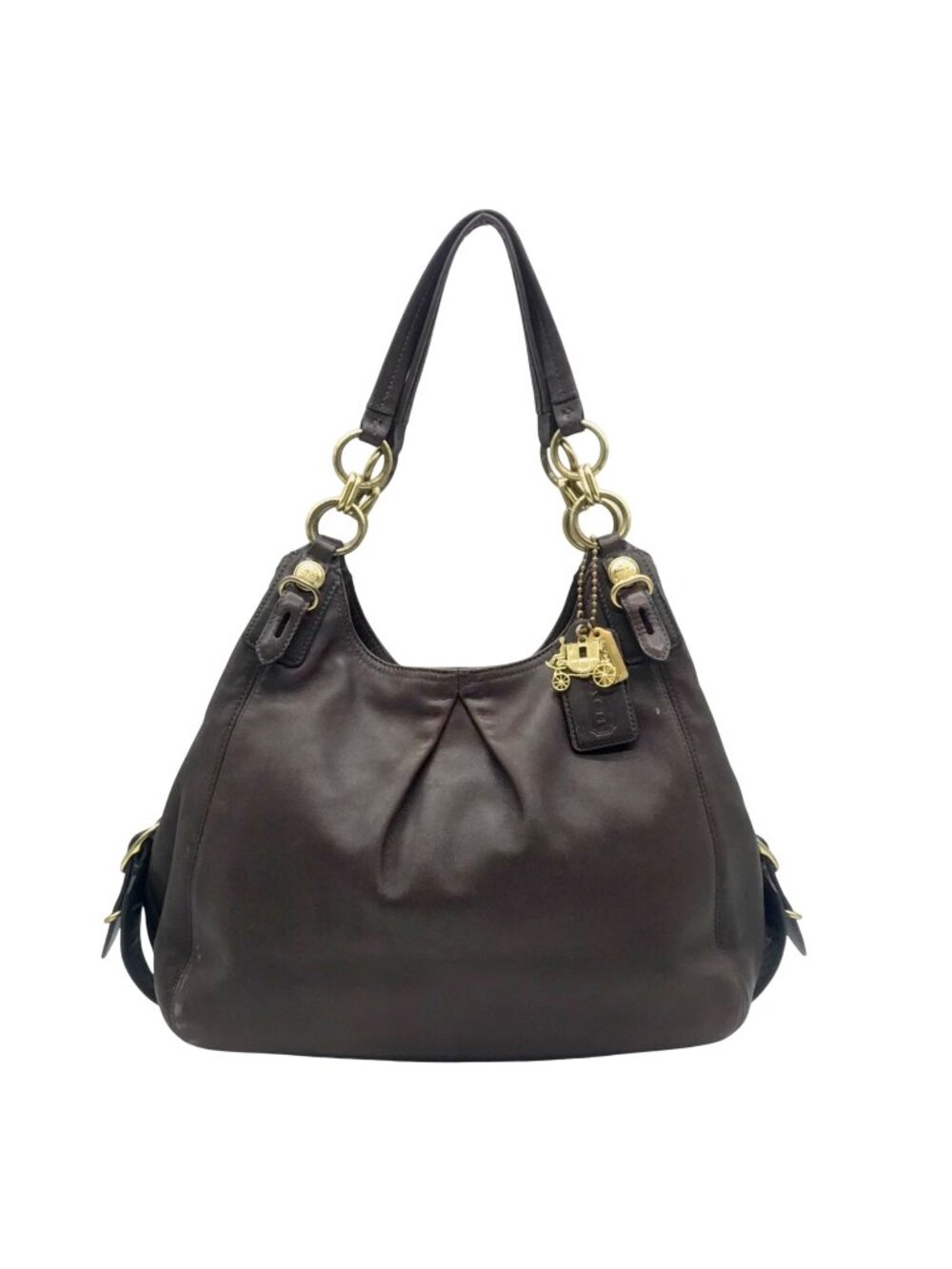 Coach Brown Madison Maggie Shoulder Bag 15742